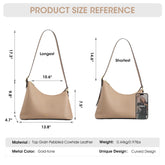 Kattee Hobo Bags for Women Trendy, Soft Leather Handbags and Purses,Shoulder Tote Curved Designer Bag with Card Pocket--fine dressed-fine dressed