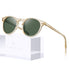 CARFIA Retro Polarized Sunglasses for Women UV Protection Round Acetate Frame, Bold Color, Anti Glare Driving Shades--fine dressed-fine dressed