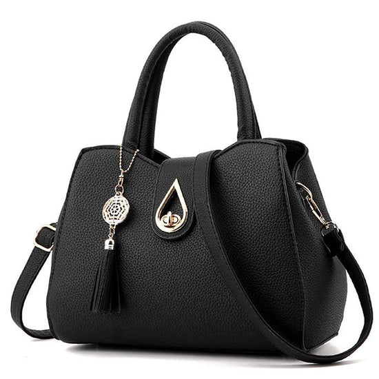 Pahajim Tote Bag Top-Handle Handbag Leather Purses for Women Weave Shoulder Bag Waterproof Crossbody,Blue