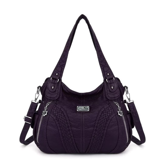 Angelkiss Handbags for Women Waterproof Top-Handle Satchel Shoulder Bags 1555