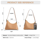 Kattee Hobo Bags for Women Trendy, Soft Leather Handbags and Purses,Shoulder Tote Curved Designer Bag with Card Pocket--fine dressed-fine dressed