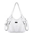 Purses and Handbags Women Fashion Tote Bag Shoulder Bags Top Handle Satchel Purses Washed Synthetic Leather Handbag--fine dressed-fine dressed
