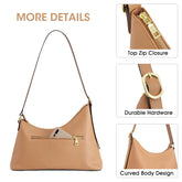 Kattee Hobo Bags for Women Trendy, Soft Leather Handbags and Purses,Shoulder Tote Curved Designer Bag with Card Pocket--fine dressed-fine dressed