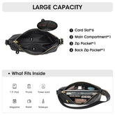 Kattee Hobo Bags for Women Trendy, Soft Leather Handbags and Purses,Shoulder Tote Curved Designer Bag with Card Pocket--fine dressed-fine dressed