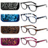 EYEGUARD Reading Glasses 4 Pack Fashion colorful Readers for women--fine dressed-Color:C2 Blue Light Reading Lens-MagnificationStrength:1.5 x-fine dressed