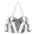 Purses and Handbags Women Fashion Tote Bag Shoulder Bags Top Handle Satchel Purses Washed Synthetic Leather Handbag--fine dressed-fine dressed